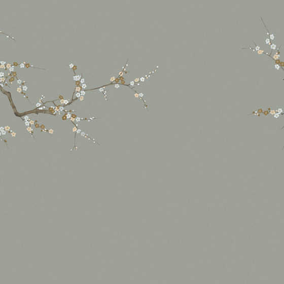 Beetle Mural Chinese-Style Flowers and Birds G22006K-A Wallpaper Fabric 3D Model