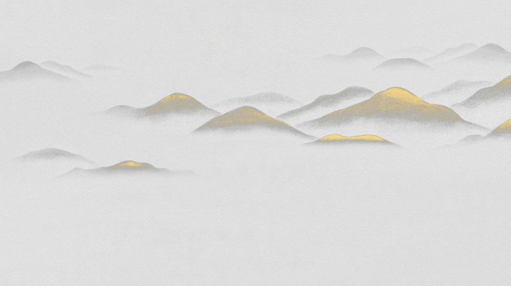 Beetle Mural Chinese Landscape G22015K-B Wallpaper Fabric