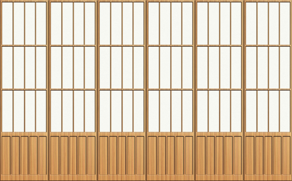 Yixuan 벽화 일본 스타일 나무 격자 나무 문 나무 창 격자 벽지 벽 패브릭