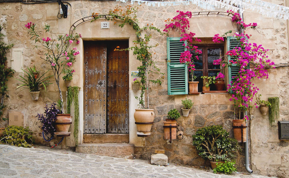 Art Xuan Mural Pastoral Flower Cluster Wall Cloth