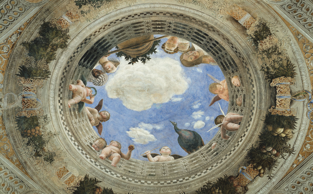 Art Xuan Mural Dome Ceiling Shopping Mall Hotel Round Top Wallpaper European Classical