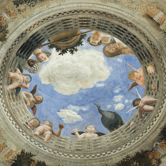 Art Xuan Mural Dome Ceiling Wallpaper 3D Model