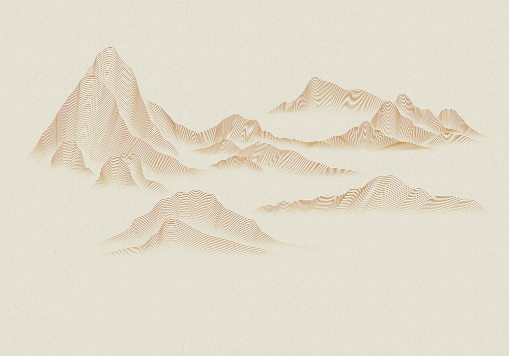 Beetle Inca embroidery-wallpaper wall covering