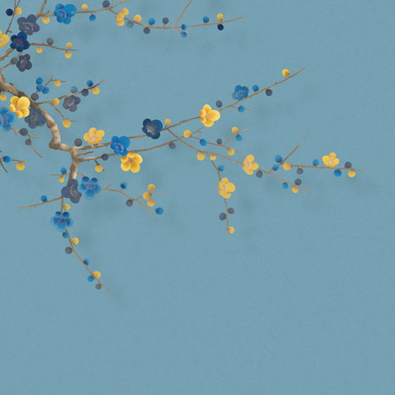 Beetle Inca Embroidery Wallpaper in Gray