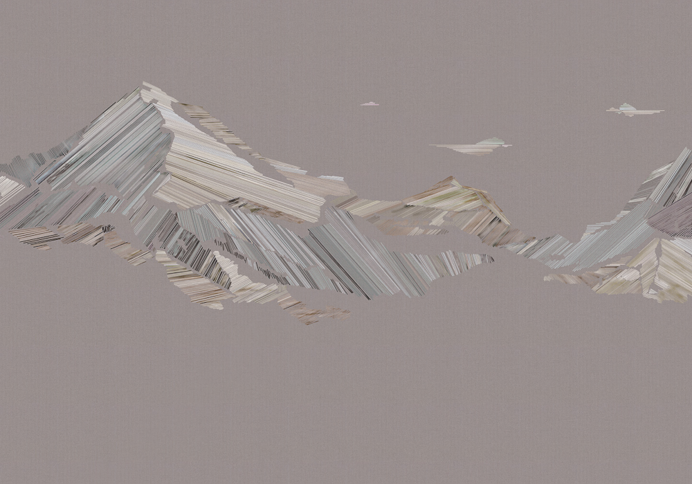 Beetle Inca Embroidery Chinese Landscape CX22004-C Wallpaper Fabric