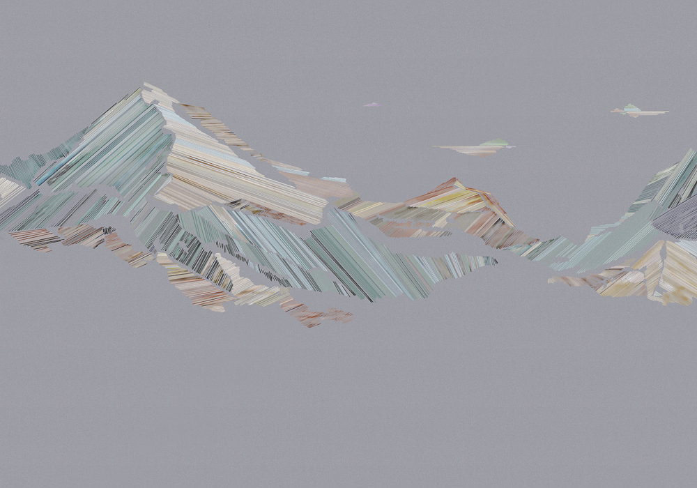 Beetle Inca Embroidery Chinese Landscape CX22004-B Wallpaper Wall Fabric