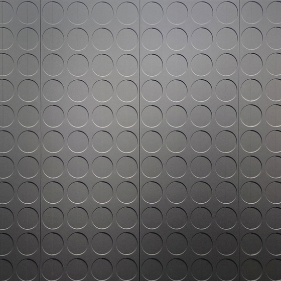 Beetle Relief Craft Hard Package Background Wall Model E9110 in Gray