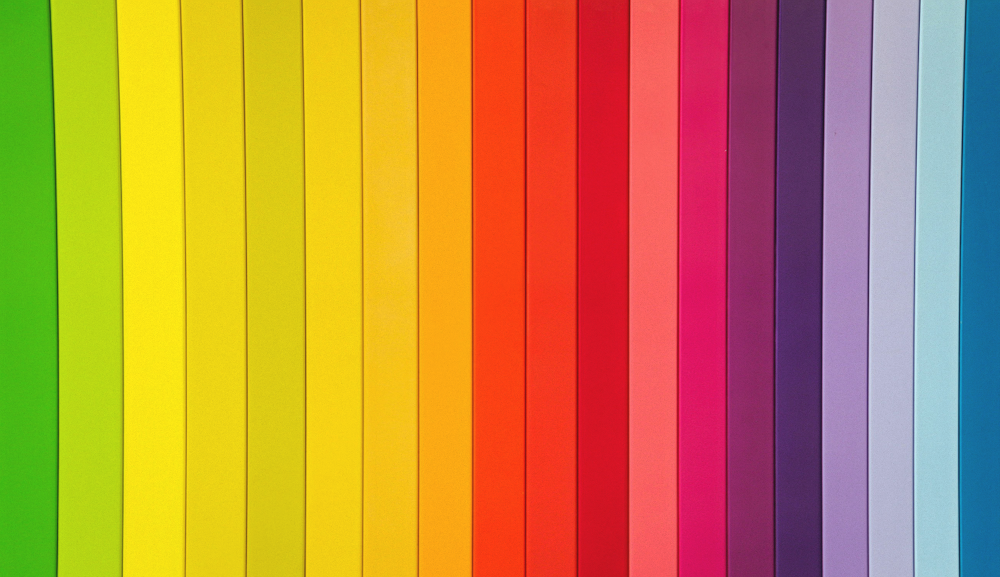 Colorful Wooden Board Vertical Gradient Wallpaper
