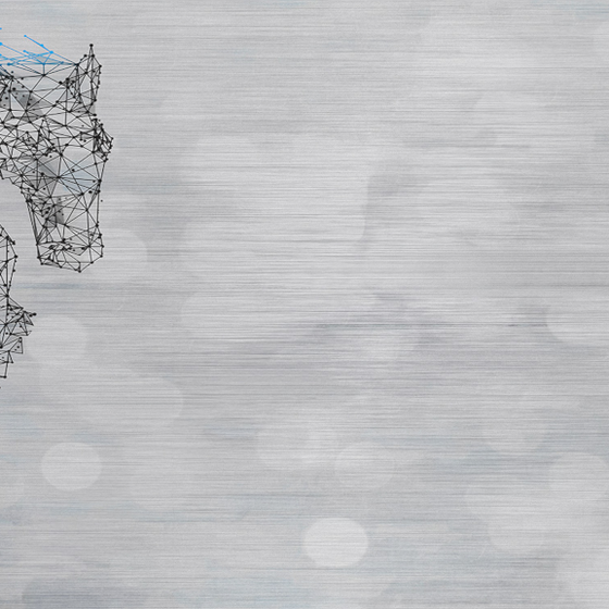 The Pegasus Leaps Mural 3D Model in Blue