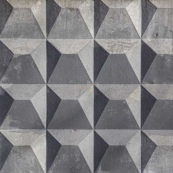 Retro Cement Gray Mural 3D Model