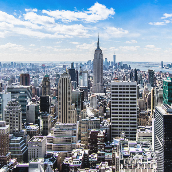 Aerial View of Manhattan 3D Model