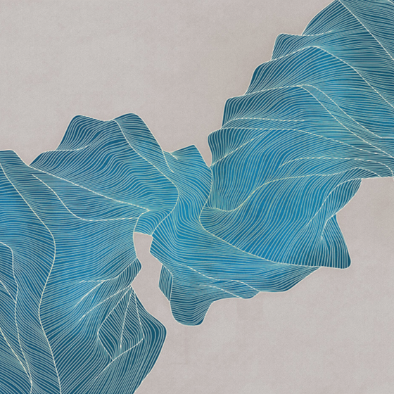 Beetle Mural Wallpaper 3D Model in Earth Color