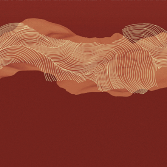 Chic Beetle Mural Wallpaper 3D Model in Brown