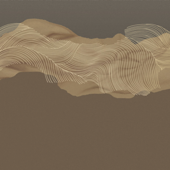 Beetle Mural Wallpaper 3D Model in Brown