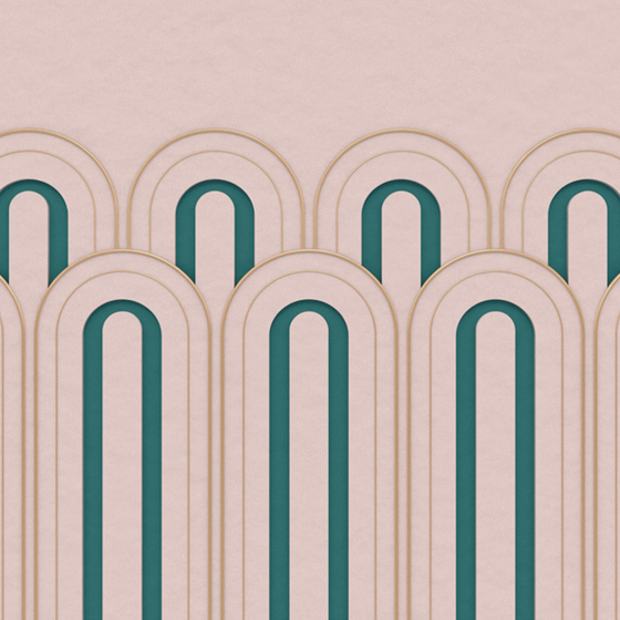 Beetle Mural Modern Texture Wallpaper in Green