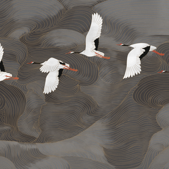 Beetle mural Chinese texture PZ0007K-B wallpaper wall covering