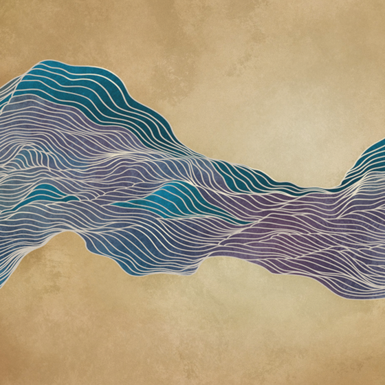 Stylish Gray Beetle Mural Wallpaper 3D Model