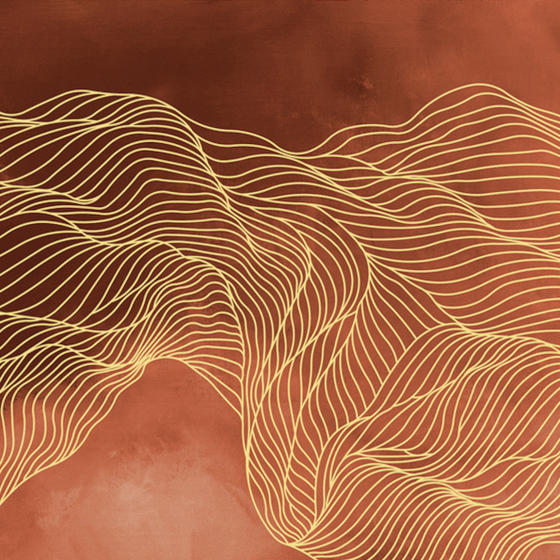 Beetle Mural Wallpaper 3D Model in Brown