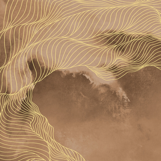 Beetle Mural Wallpaper 3D Model – Brown Texture