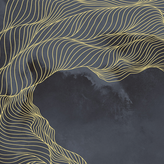 Beetle Mural Modern Texture Wallpaper PZ0013K-B in Gray