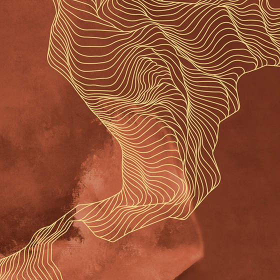 Beetle Mural Modern Texture Wallpaper 3D Model in Brown