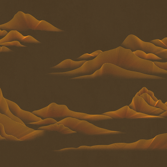 Beetle Mural Chinese Landscape Wallpaper 3D Model