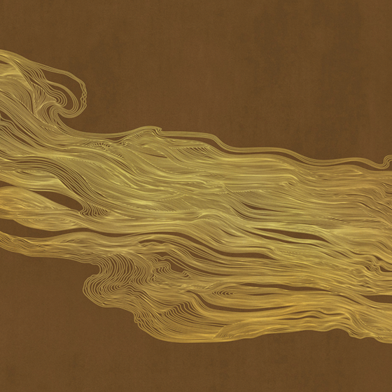 Beetle Mural Modern Texture Wallpaper 3D Model in Brown