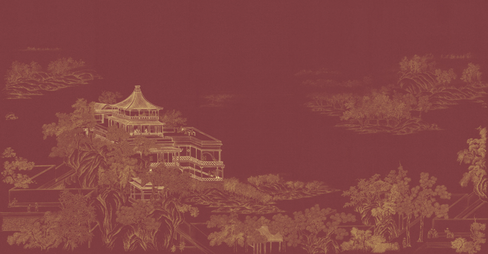 Beetle mural Chinese texture PZ0016K-B wallpaper wall covering