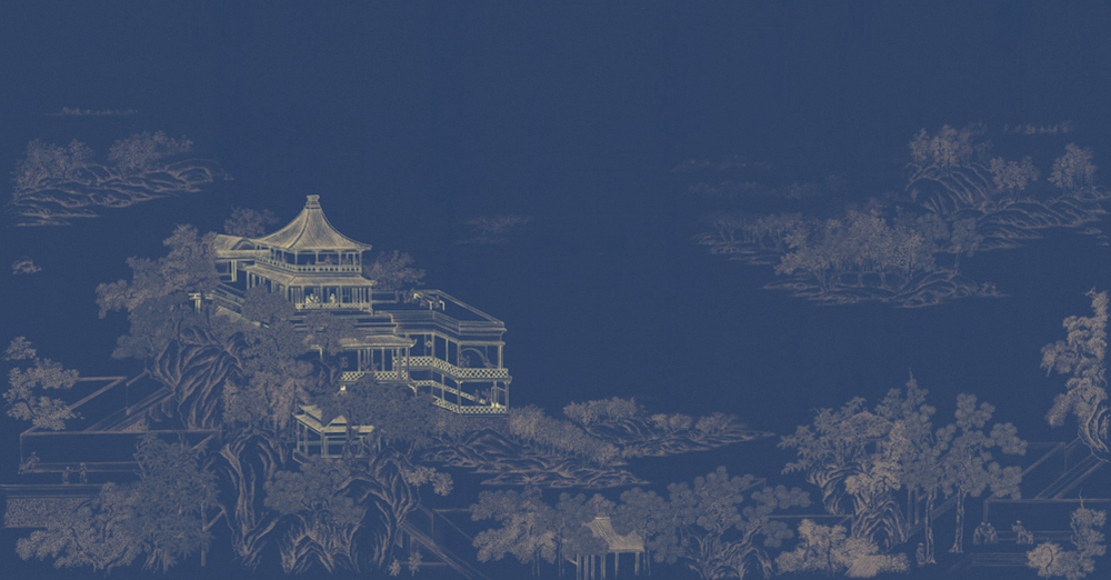 Beetle mural Chinese texture PZ0016K-C wallpaper wall covering