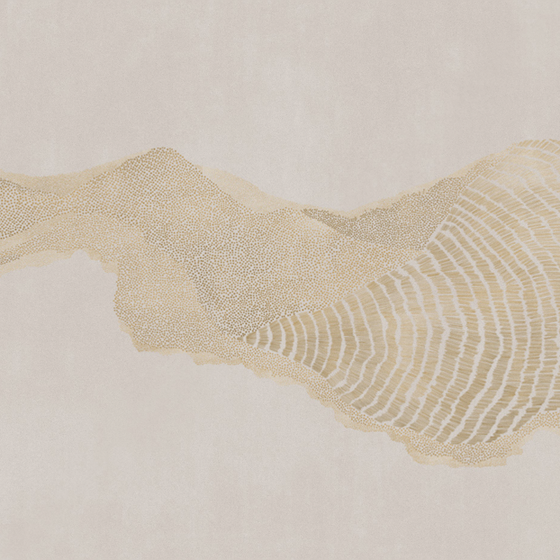 Beetle Mural Modern Texture 3D Wallpaper Model in Earth Color