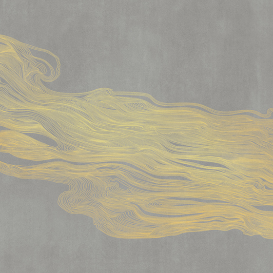 Modern Beetle Mural Wallpaper 3D Model in Brown