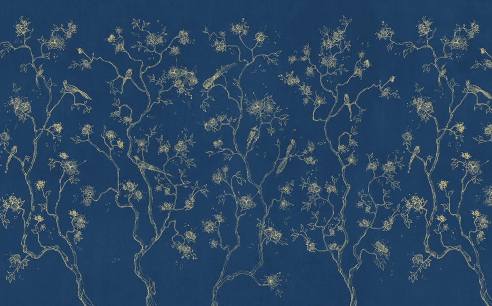 Beetle mural Chinese texture PZ0018K-B wallpaper wall covering