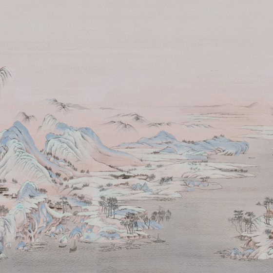 Beetle mural Chinese texture PZ0034-C wallpaper wall covering