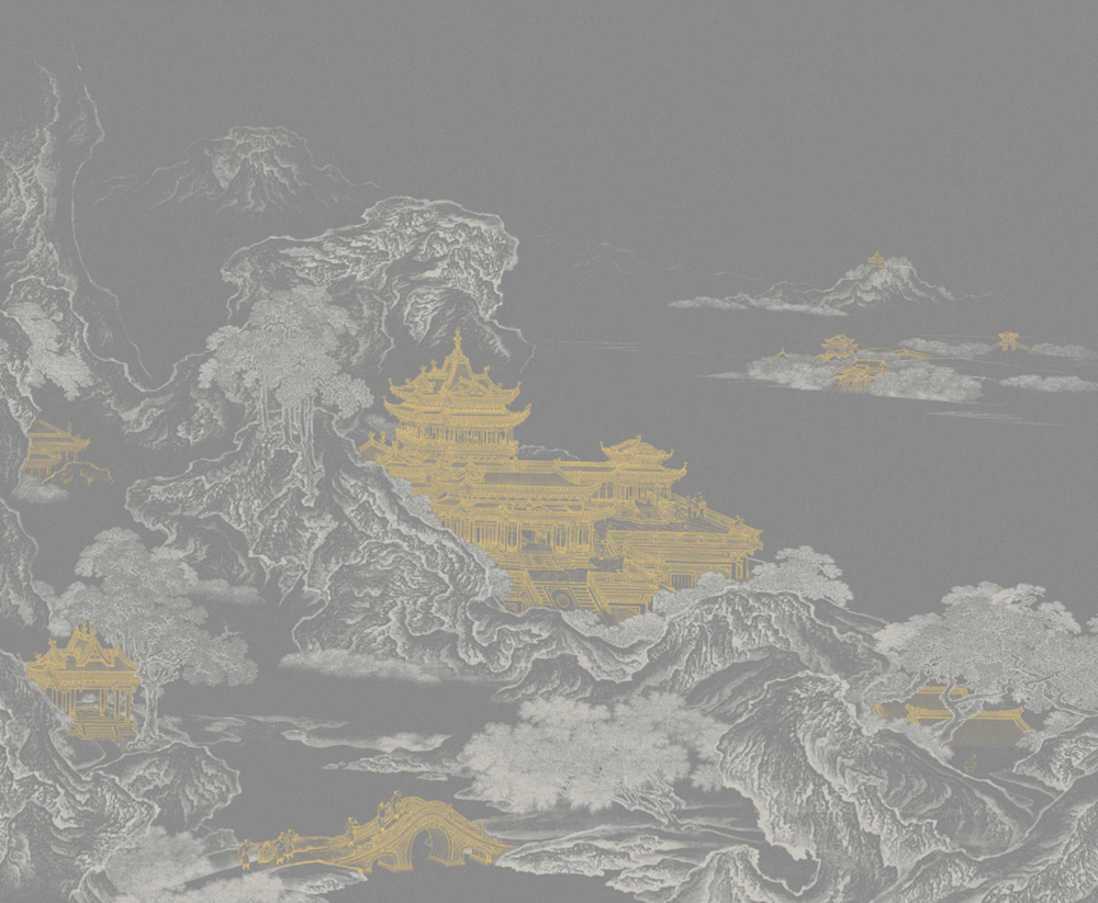 Beetle mural Chinese texture PZ0031K-D wallpaper wall covering