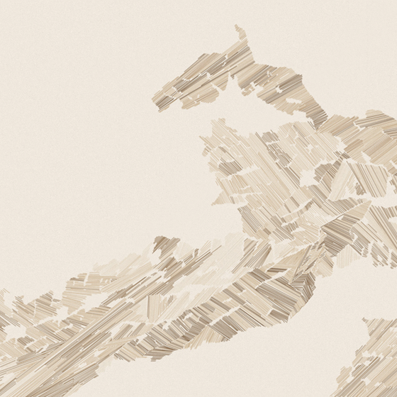 Earthy Beetle Mural Wallpaper 3D Model