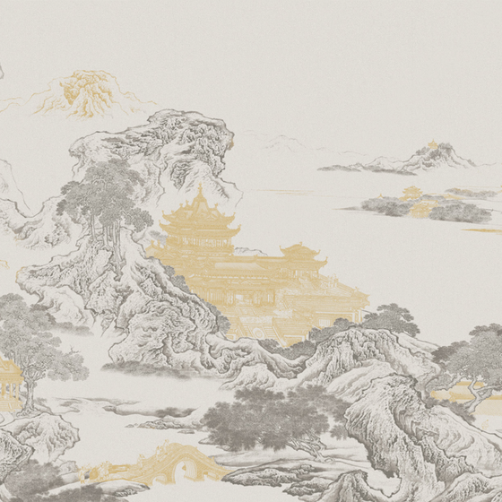 Beetle mural Chinese texture PZ0031K-A wallpaper wall covering