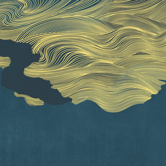 Beetle mural Chinese texture PZ0030K-C wallpaper wall covering