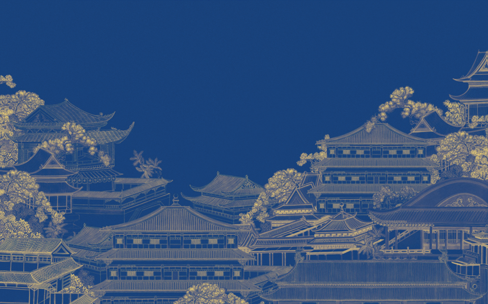 Beetle mural Chinese texture PZ0027K-C wallpaper wall covering