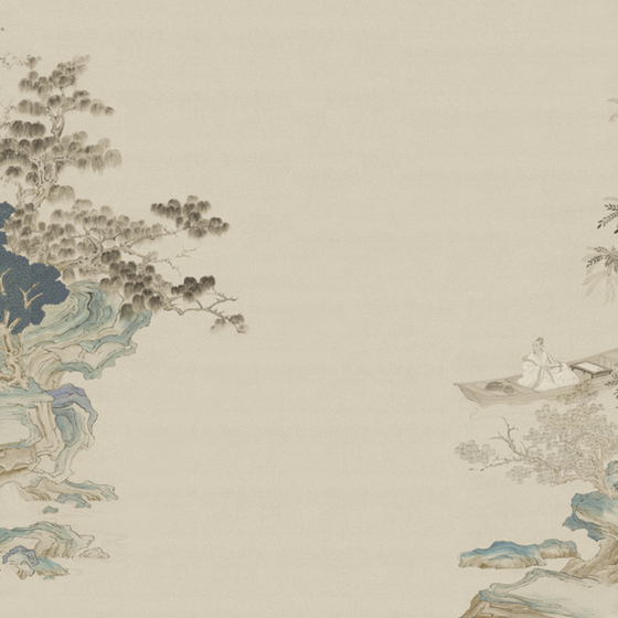Beetle Mural Chinese Texture Wallpaper 3D Model