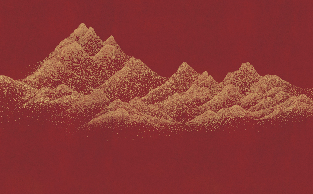 Beetle mural Chinese texture PZ0021K-C wallpaper wall covering