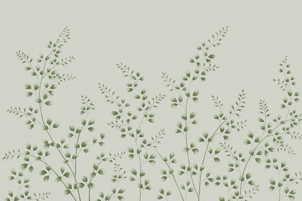 Jia blue wall cloth wall cloth background wall original mural Chinese hand-painted