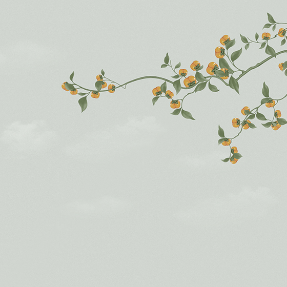 Chinese Hand-Painted Green Wall Cloth 3D Model