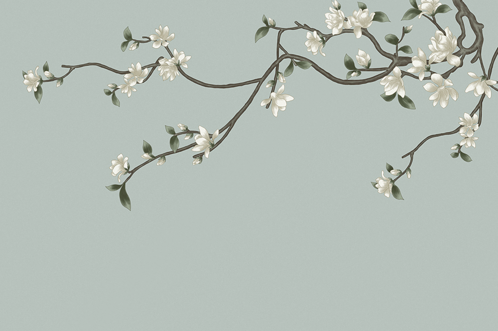 Hand-Painted Wall Cloth