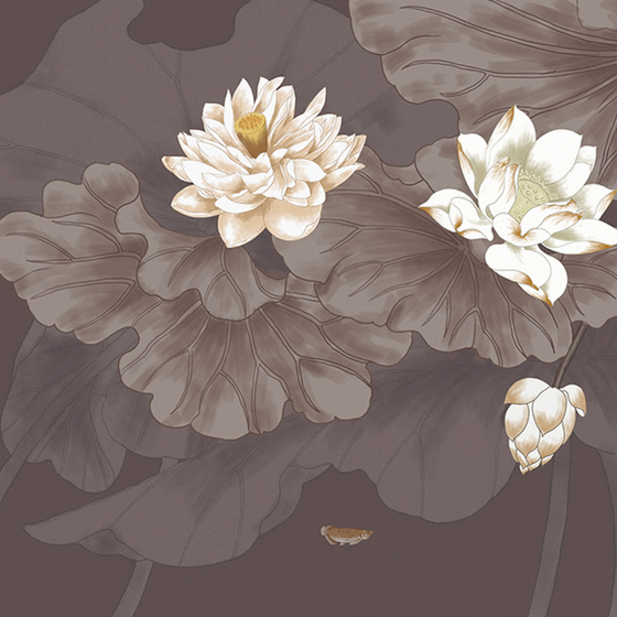 Jia Blue Wall Cloth Background Wall Mural