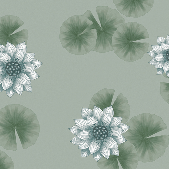 Jia Blue Wall Cloth Background 3D Model in Gray Finish