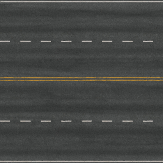 Stylish Black Road Material 3D Model
