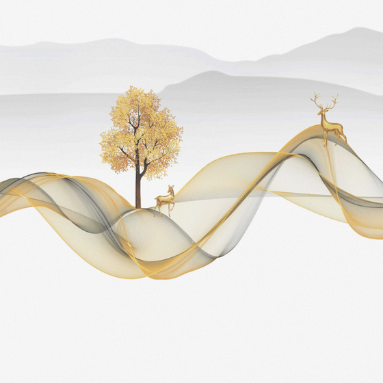 Stylish Gray Wall Brick 3D Model in Wood Color