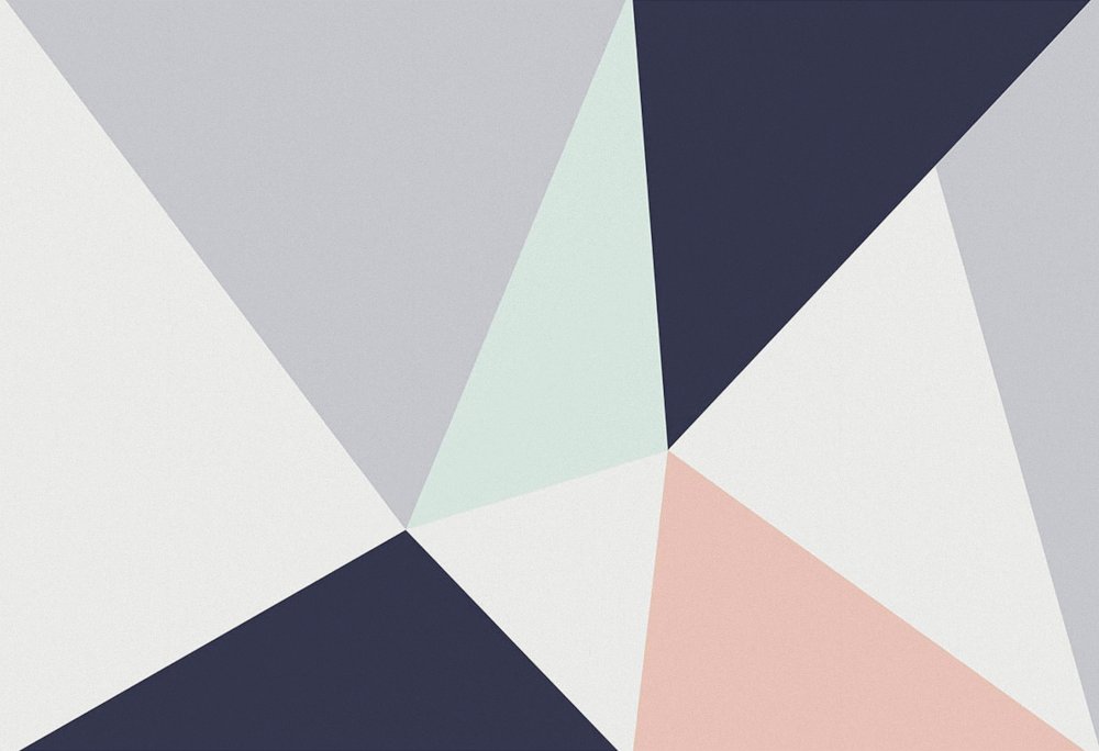 Geometric Wallpaper Background Simple Nordic Style - Yixuan Mural