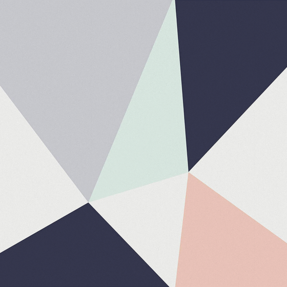 Simple Nordic Style Gray Geometric Wallpaper Background 3D Model