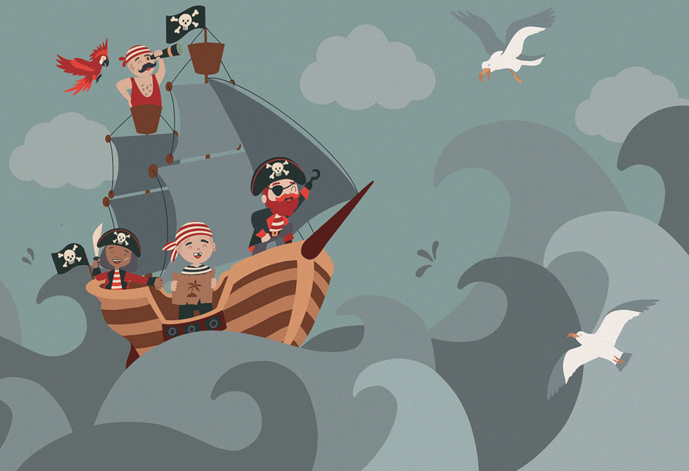 Custom Hand-Painted Small Animal Wallpaper 3D Model